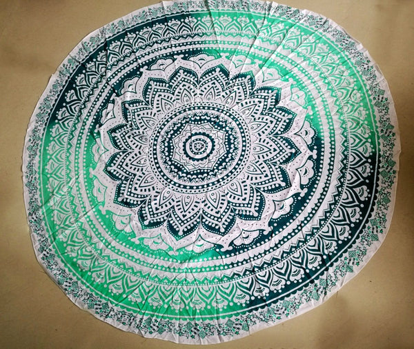 Mandala Print Summer Towel Mat
