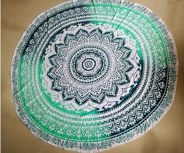 Mandala Print Summer Towel Mat